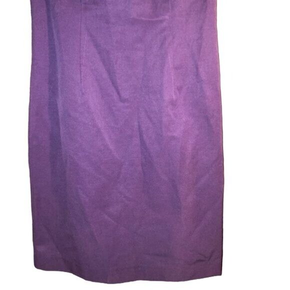 mossimo knee high purple sleeveless dress pleated layered cotton blend 8 READ - Picture 2 of 8